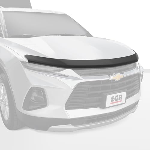 EGR 301975 SuperGuard Matte Black Hood Shield Compatible with Select 2019-2022 Chevrolet Blazer - Durable Impact Resistant Acrylic, Easy Installation Egr