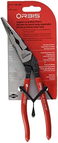 KNIPEX Long Nose 25 Angled Pliers Knipex