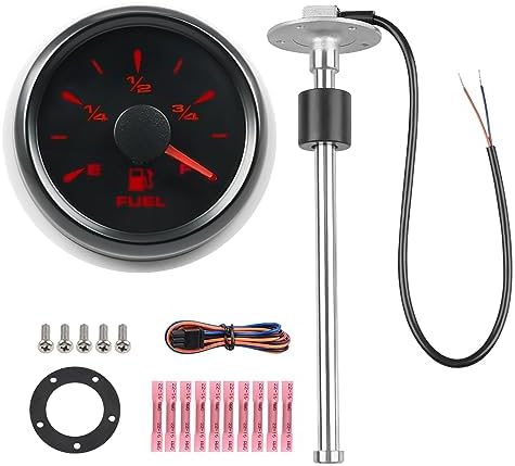 WATERWICH Marine Fuel Sending Unit 12 Inch (300mm) Boat Fuel Gauge Kit for Boat Car RV Truck 240-33ohm Waterwich