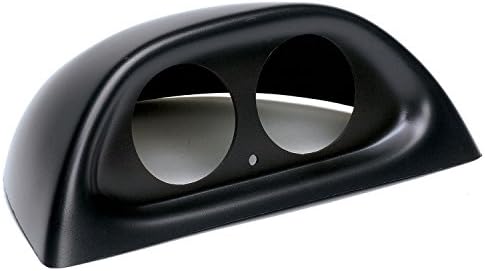 Auto Meter 10001 Gauge Works Dual Gauge Dash Pod, Black Auto Meter