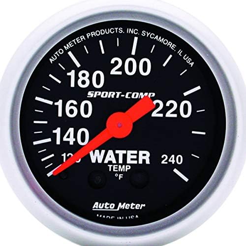 AUTO METER 3332 Water Temperature Gauge Auto Meter