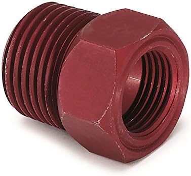 Auto Meter 2273 Temperature Sensor Adapter, Red Auto Meter