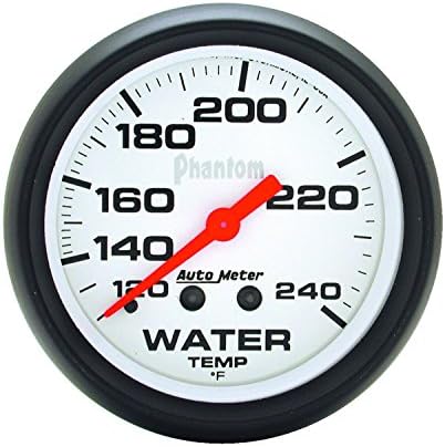 Auto Meter 5832 Phantom Mechanical Water Temperature Gauge Auto Meter