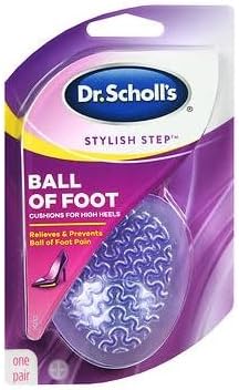 Dr. Scholl's Stylish Step Ball Of Foot Cushions For High Heels - 1 pr, Pack of 4 Dr. Scholl's