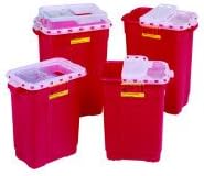 305666 PT# 305666- Container Sharps XL Red 19gal 5/Ca by, Becton-Dickinson BD