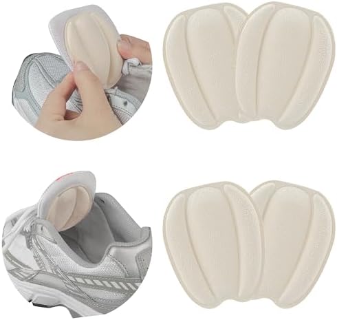 Heel Grips Liner Cushions Inserts for Loose Shoes, Heel Pads Snugs for Shoe Too Big Men Women, Filler Improved Shoe Fit and Comfort BIGIICO