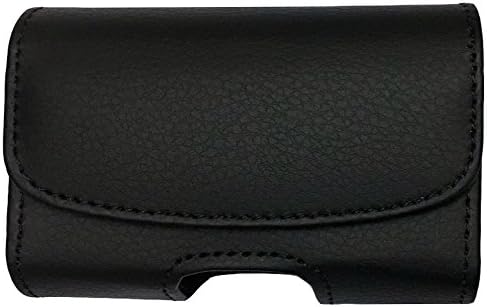 Classic Premium Pouch Case with Belt Clip for Freestyle Libre 3 Freestyle Libre 2 (H1-Black) SNK