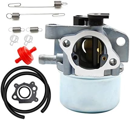 Carburetor Air Filter Fuel Line Kit Replacement for BS lawnmover 799866 790845 799871 796707 794304 Quantum Engine Hoypeyfiy