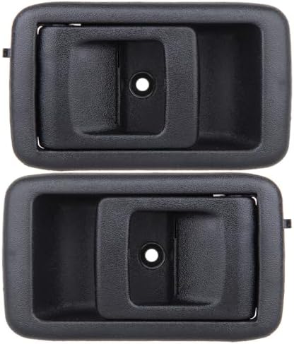 LUJUNTEC Interior Door Handles Driver Passenger Side Replacement for 2001-2004 for Toyota Tacoma Texture Black(2pcs) Lujuntec