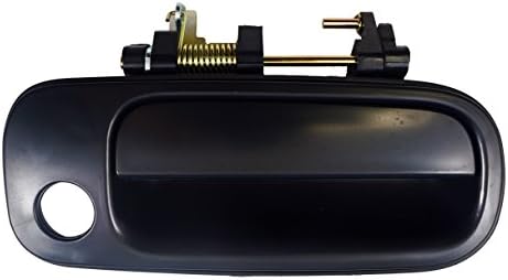 PT Auto Warehouse TO-3176S-FR - Outside Exterior Outer Door Handle, Smooth Black - Passenger Side Front PT Auto Warehouse