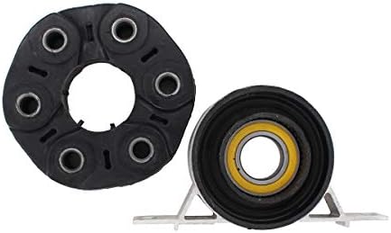 NewYall Driveshaft Flex Disc Joint and Center Support Bearing for BMW 318ti 323Ci 325Ci 325e 328i 330xi 525i 528i 530i 533i 535i 630CSi 733i 735i M3 X5 Z4 Volvo 240 745 940 Jaguar Vanden Plas XJ6 NewYall