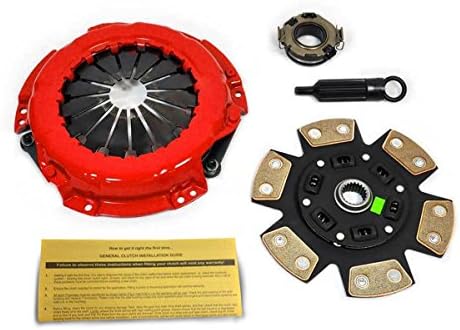 EFT RACING STAGE 3 CERAMIC MIBA 6-PUCK CLUTCH KIT SET FOR 1996-2003 TOYOTA RAV4 2.0L EFORTISSIMO Racing