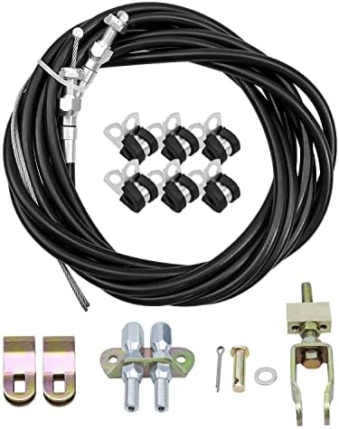 330-9371 Parking Brake Cable Kit Fit for Wilwood 110" Long Cables with a 97" Long Sheath, Universal Emergency Brake Cable Repair Kit Augrex