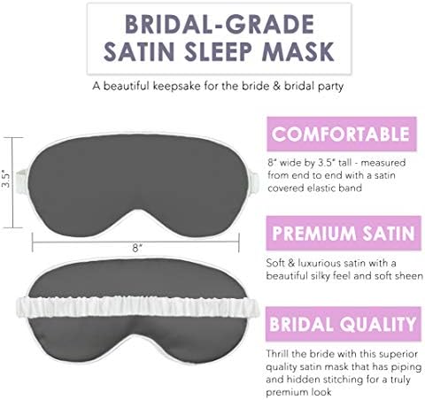 Маска для сна RhinestoneSash Wifey Gifts for The Bride, Couples Gifts Sleep Mask Set - Набор из 2 масок для сна на медовый месяц — Белая маска Wifey и Черная маска Hubby - Свадебная повязка (Wif Wht/Hub Blk) RhinestoneSash