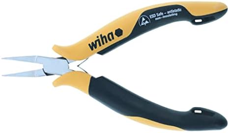 Wiha 32752 ESD Safe Short Flat Nose Pliers Wiha