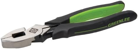 Greenlee 0151-08M High Leverage Side-Cutting Pliers, Molded Grip, 8" Greenlee