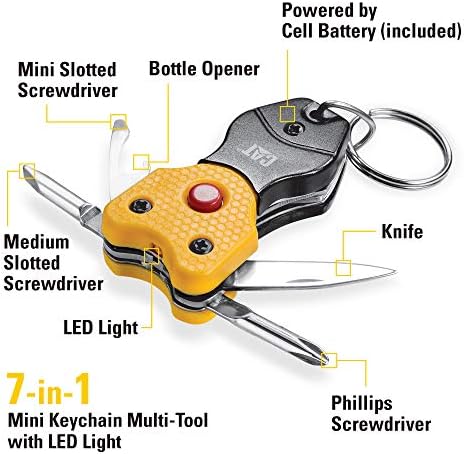 Подарочный набор: мультитул и ключница с фонариком, 2 предмета CAT