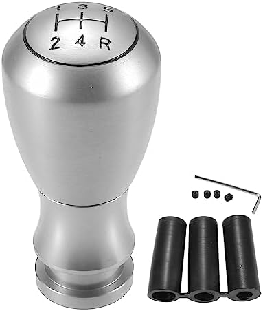 Car Truck 5 Speed Gear Shift Knob Universal 9cm 3.54" Manual Transmission Shifter Head 5MT Lever Stick Handle Aluminum Alloy Black A Absopro