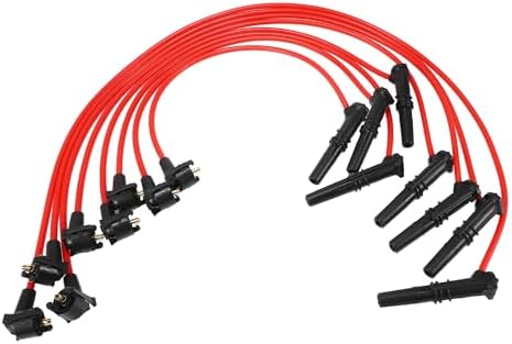 ACROPIX Car Spark Plug Coil Wires Ignition Coil Harness Cable Fit for Ford Crown Victoria V8 4.6L 1996-1998 No.F6PZ12259-HD/F8PZ12259-LA - Pack of 8 Acropix