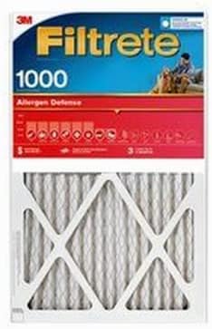 Фильтры для воздуха Micro Allergen Defense 9805-4, MPR 1000, 14x20x1 дюйм, срок службы 3 месяца, 4 штуки, красные 3M