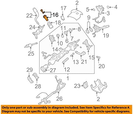 General Motors 15794826, Ignition Lock Cylinder General Motors