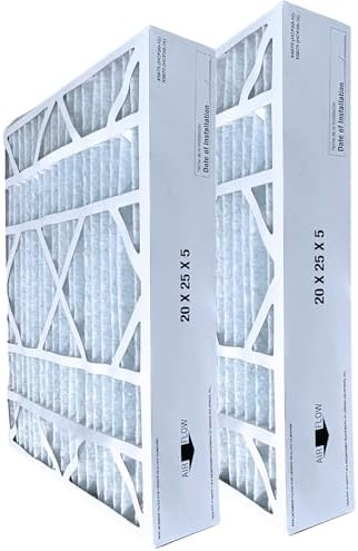 Фильтры для очистки воздуха MERV 11, совместимые с Lennox, 20x25x5, 2 шт. Atomic