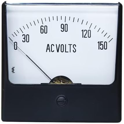 Analog Panel Meter, AC Voltage, 0-150 AC V MDMprint