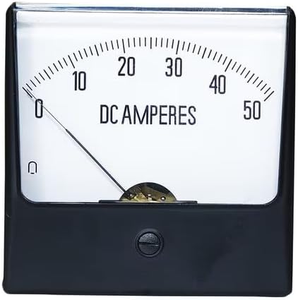 Analog Panel Meter, DC Current, 0-50 DC A MDMprint