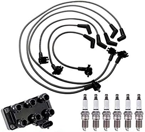 Ignition Wires Spark Plugs & Coil Pack Replacement Part for Ford Mustang 3.8L V6 from 01/99-00 Mac