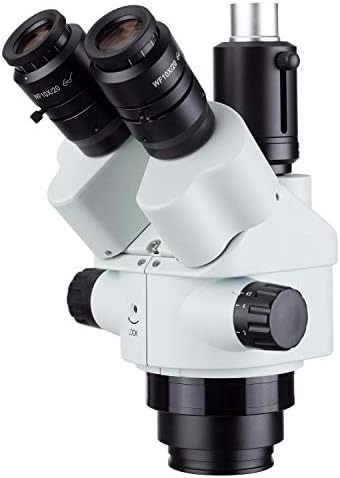 AmScope - 7X-45X Simul-Focal Trinocular Zoom Stereo Microscope Head - SM745NTP AmScope