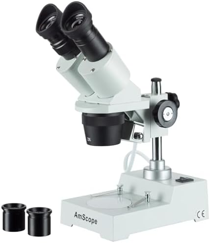 AmScope - 20X-40X-80X Sharp Forward Facing Stereo Microscope - SE304R-PZ AmScope