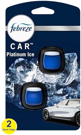 Ароматизатор для автомобильного кондиционера Platinum Ice, 2 шт., 20 г Febreze