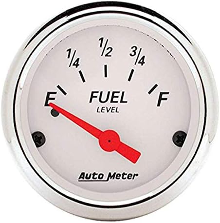 Auto Meter 1318 Arctic White Fuel Level Gauge Auto Meter