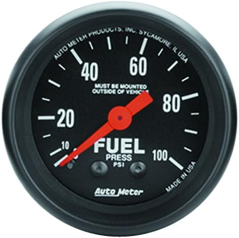 Auto Meter 2612 Z-Series Mechanical Fuel Pressure Gauge Auto Meter