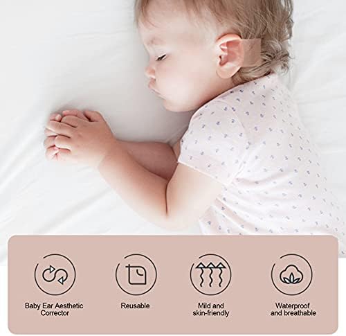 Baby Auricle Valgus Correction Patch, Silicone Kids Infant Protruding Ear Patch Stickers Newborn Baby Ear Aesthetic Correctors(4cm*100cm) Zjchao