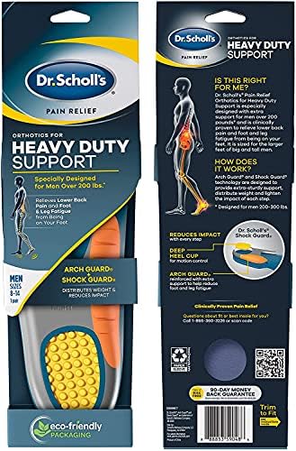 Мужские Стельки Dr. Scholl's Pain Relief Orthotics for Heavy Duty Support Dr. Scholl's