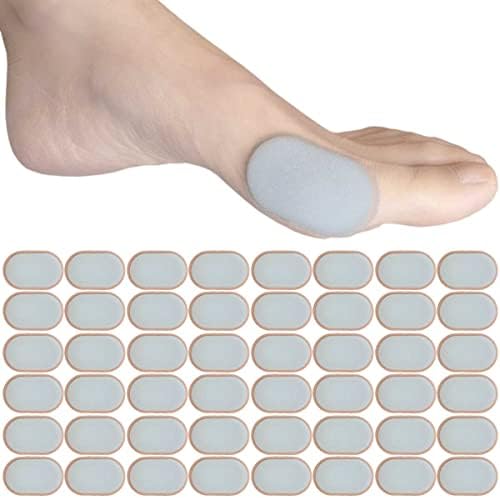 Chiroplax Foam & Fabric Bunion Cushions Protector Pads Patch Cover Bandage Hallux Valgus Tailor's Bunionette Relief Blister Chafing Rubbing Waterproof (48 Count) Chiroplax