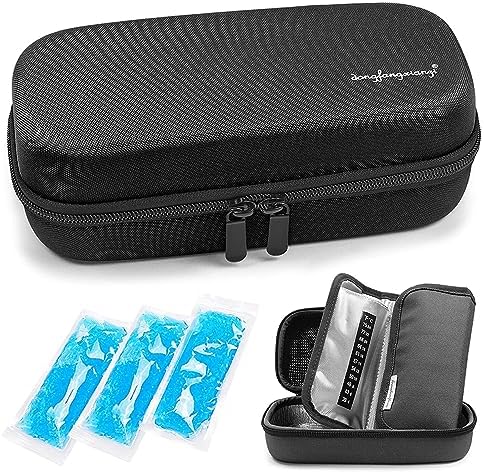 Insulin Cooler Travel Case 2 TSA Approved Cooler Ice Pack YOUSHARES