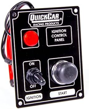 QuickCar Racing Products 50-852 Ignition Panel Blackw/Lights QuickCar Racing Products