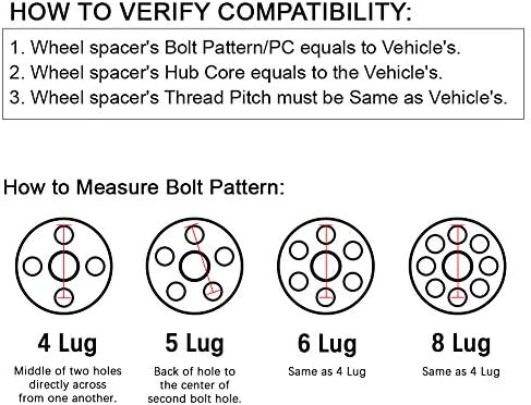 MAYASAF [2" Thick, 4 Pack, 6 LUGS Wheel Spacers for Chevy(GMC) 1500/C2500/K2500, Tahoe/Astro/Yukon(XL)/Avalanche, Cadillac Escalade ESV/EXT, 6x5.5 Bolt Pattern, 108mm Hub Bore, M14x1.5 Studs Mayasaf