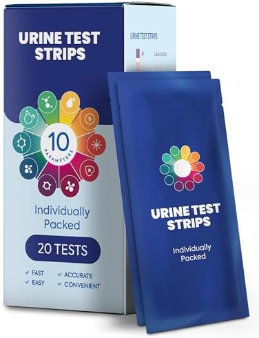 Wellness Urine Test Strips for UTI, Ketone and More (20 Pack) Generic