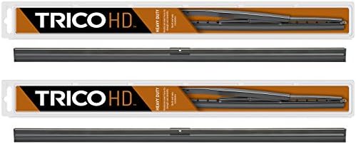 2 Wiper Set - Trico 61-150 15" Wiper Blades Fit Heavy Duty Vehicles w/Flat Windshields & Saddle Attachment Trico