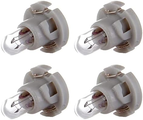 cciyu T4/T4.2 Neo Wedge Halogen A/C Bulb Instrumnet Panel Dash Light,4Pack Cciyu