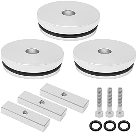 3PCS Billet Aluminum Freeze Plug Kit Replacement for Cummins Dodge Turbo Diesel 5.9L 12v/24v 1989-2007 Duzforei