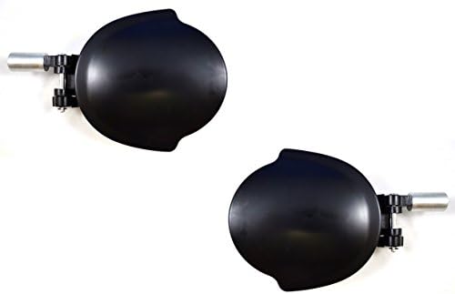 PT Auto Warehouse FO-3940P-FP - Outside Exterior Outer Door Handle, Primed Black - Front Left/Right Pair PT Auto Warehouse