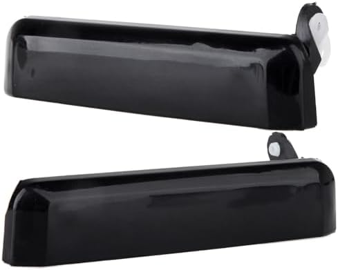 OCPTY Door Handles Exterior Front Driver Left Side Replacement fit 1987-1995 Pathfinder Outside Door Handles Texture Black(2pcs) Ocpty