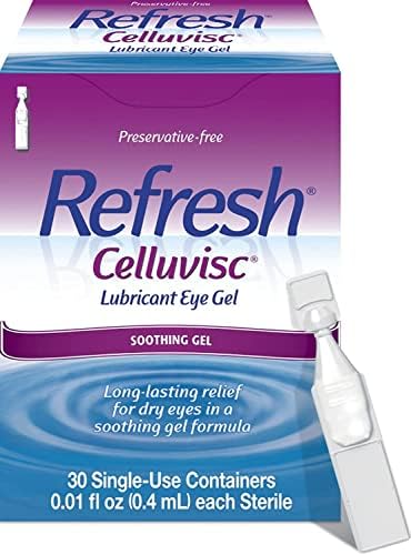 REFRESH CELLUVISC Lubricant Eye Gel (Гель) Single-Use Containers 30 ea (Pack of 5) Refresh