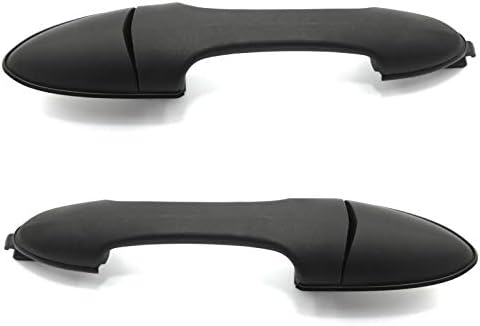 2Pcs Outer Door Handle Rear Left Right Pair Textured Black Replacement for Focus 2000 2007 Tribute 2001 2006 Otois