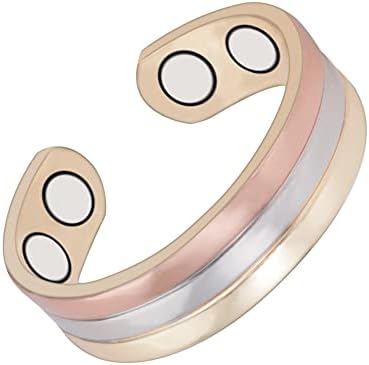 MagVIVACE Copper Ring for Women, Pure Copper Magnetic Ring with Magnet MagVIVACE