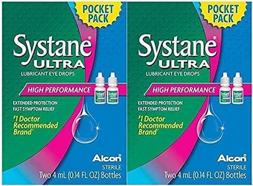 Systane Ultra Lubricant Eye Drops (Капли)- Multi- Value Pack- (4 Bottles-4-mL ea.) Systane